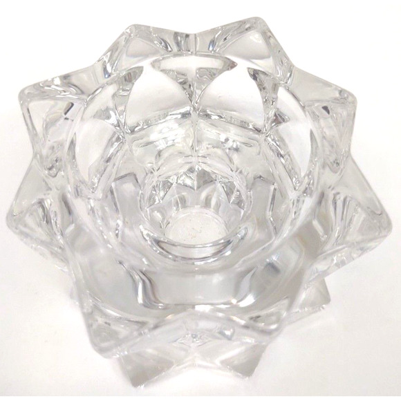 MIKASA Sparkling Star Candle Stick Votive Holder Replacement Heavy Lead Crystal - Picture 5 of 6